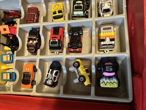 Vtg 1988 MICRO MACHINE COLLECTORS CASE Micro Mini's Tara Toy Corp 60+ Vehicles - Picture 14 of 17