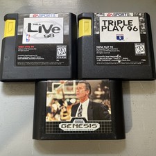 Nba Live 98 Pat Riley Basketball Triple Play 96 (Sega Genesis)