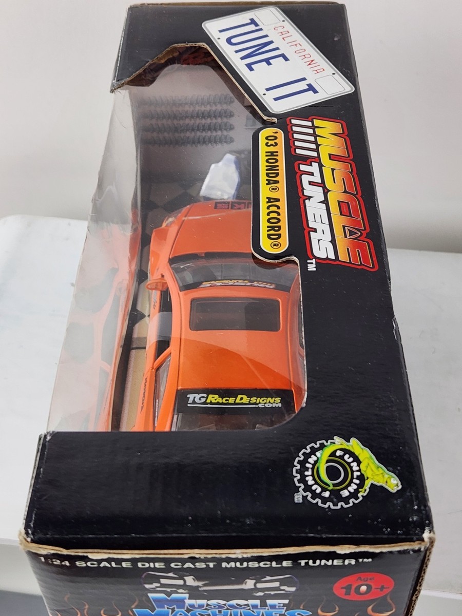 希少 1:24 '03 HONDA ACCORD マッスルマシーン 03 Honda Accord 1:24 RARE RARE FIND LOOSE NEW Muscle