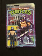 TMNT Shredder Super7 ReAction 3.75  Figure Carded New Ninja Turtles