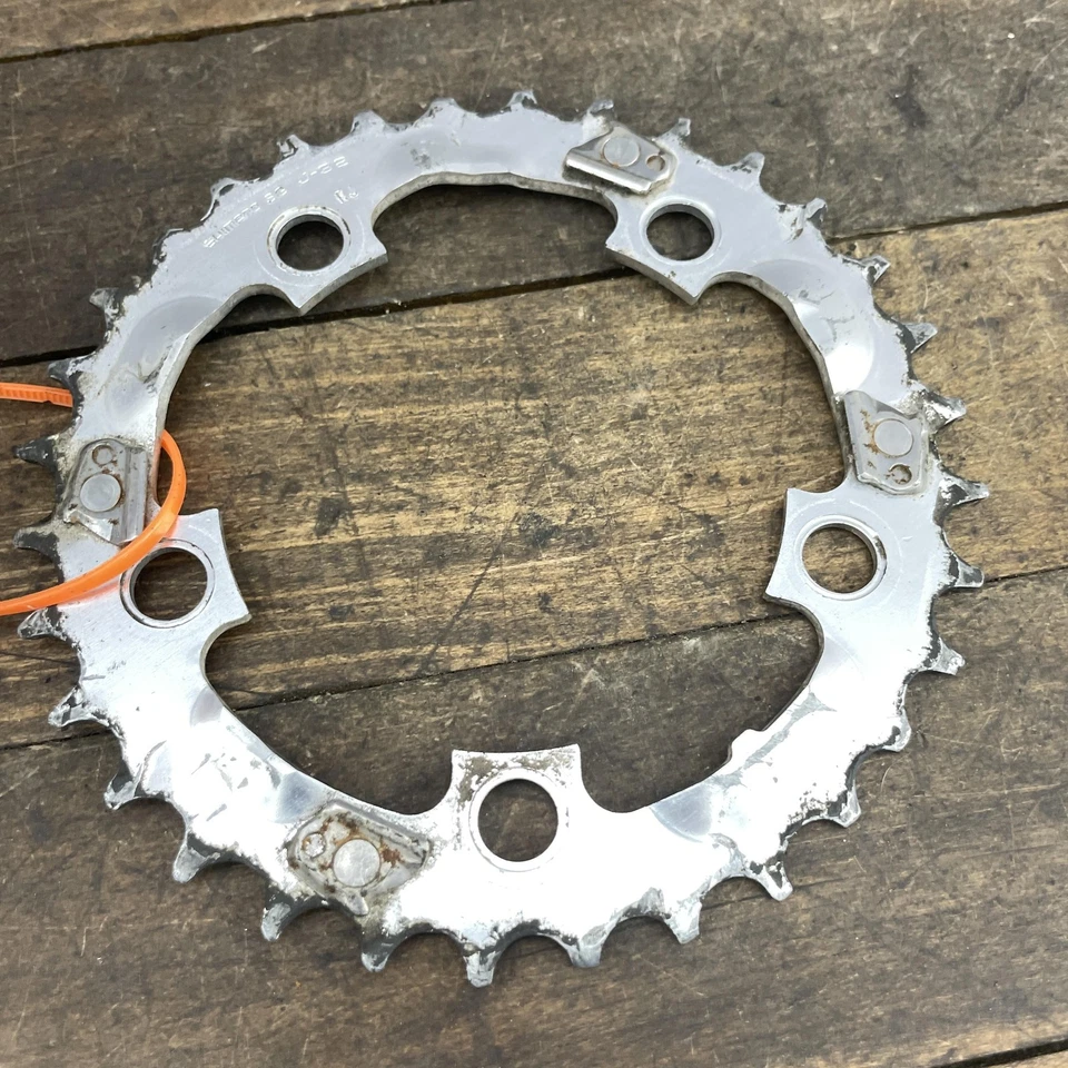 Vintage Shimano Deore LX Hyperdrive-C Chainring Set 94/58 BCD 42T 32 22T M560 - Image 2 of 4