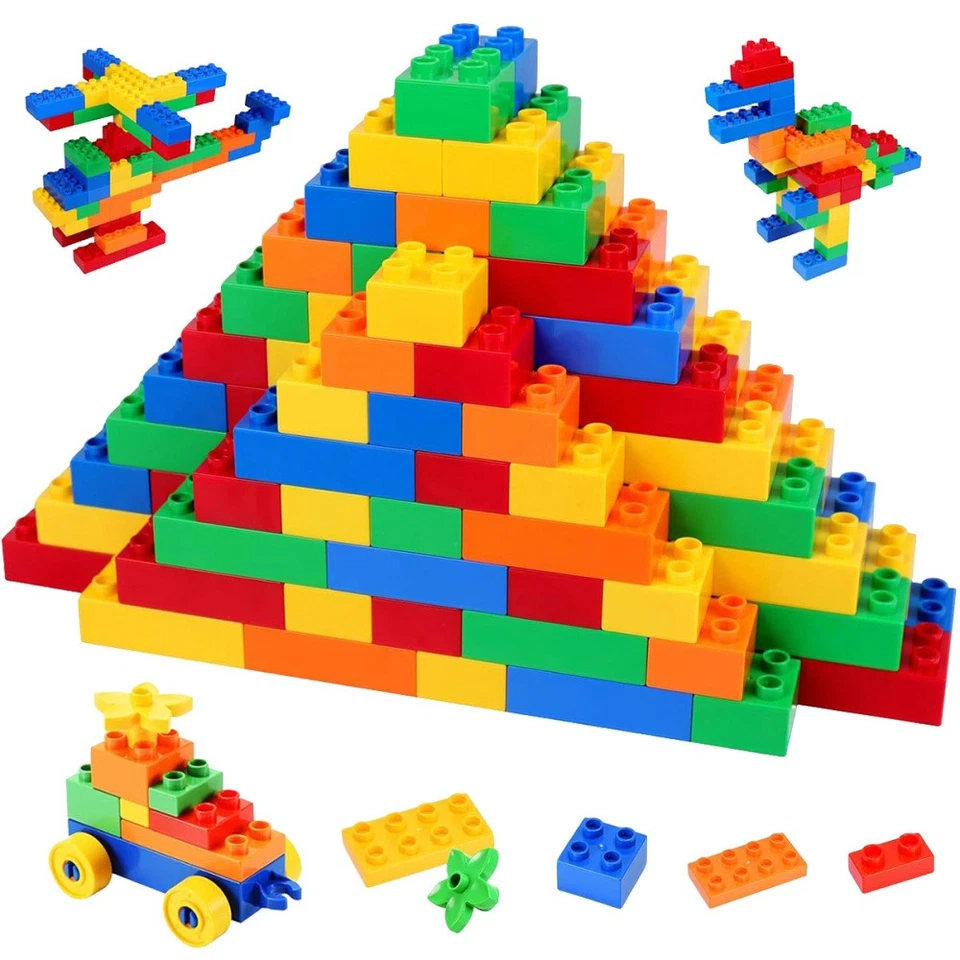 240 Stk Groß Bausteine Set ab 3+ Jahre Kompatibel mit Duplo Steine Klassische DE - Bild 3 von 4