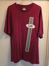 Korn Vintage 1990s "Oval" Logo Shirt Sz XL Murina EX RARE