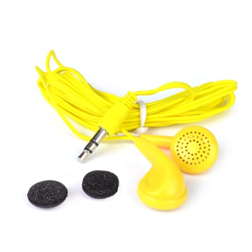 Vibe Color Tunes Vs-120-Ylw In-Ear Stereo Headphones (Yellow) - Retail Hanging P - Image 2 of 4