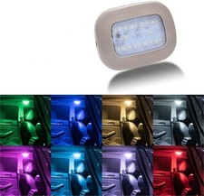 Car Ceiling Lights Reading Lamp 8 Colors Interior Roof Light USB Rechargeable LE