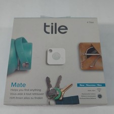 Set of 4 Tile Mate Item Tracker White Gray T5001 Sealed 
