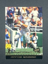 1998 Press Pass Gold Checklist #50 Peyton Manning Rookie Card NFL / HOF . rookie card picture