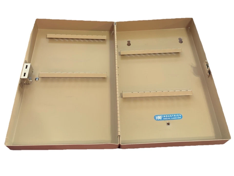 Caja de cerradura de almacenamiento de llaves vintage 40 unidades administración montaje en pared MMF Industries combo Foto 2 de 4
