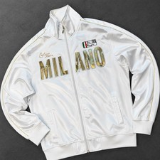 Milano Italia Jacke Vintage Y2K Weiß Gold Gr...