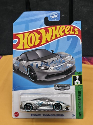#ad #ad Hot Wheels ZAMAC 2023 Automobili Pininfarina Battista HW Green Speed A88 $3.50