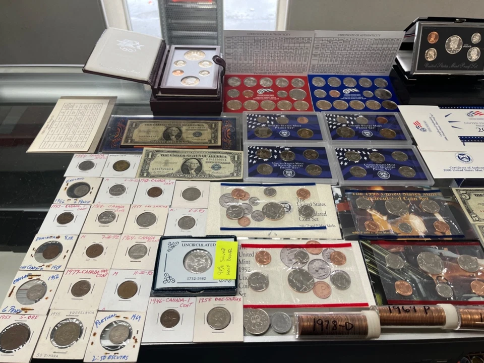 Estate Sale Coins ~ Auction Lot Silver, Bullion, ,Collection GET ALL #8jk - Image 2 of 4
