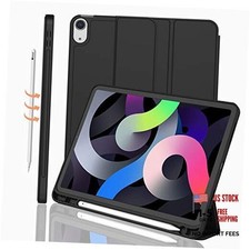 iPad Air 11 Inch Case M4/M3/M2 2026/2025/2024 , iPad Air 5th/4th Black