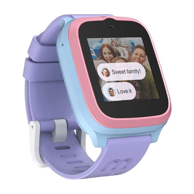 myFirst KW1401SB-CC01 Fone S3+ - 4G Kids Smart Watch Phone GPS Tracker, Cotton