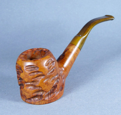 PIPE Bent Briar Schowa Odin Selected Bruyere Pipe Handcrafted Sculpted( 1128)