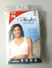 NEW PLAYTEX 18 HOUR 4693 ULTIMATE SHOULDER COMFORT SIDE BACK SMOOTHING BRA 38DD
