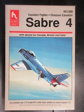HOBBYCRAFT 1/72 CANADAIR SABRE 4 FIGHTER  #HC1380