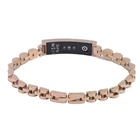 Smart Fitness Tracker Bracelet Zinc Alloy IP68 Rain Proof Wearable SL