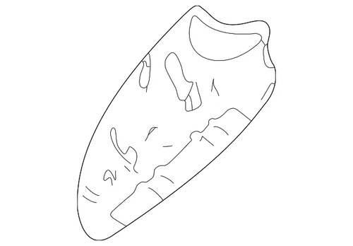 Genuine Volkswagen Lower Trim 3B0-857-603-01C