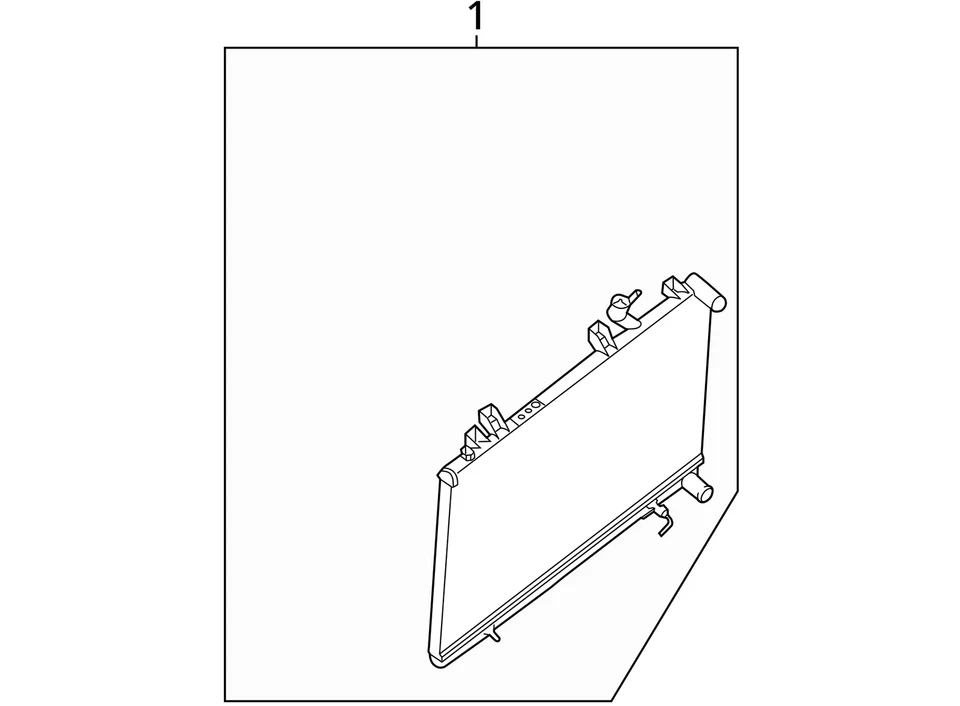 Radiator INFINITI QX60 14 15 Foto 4 de 4