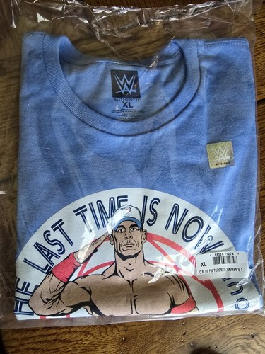 OFFICIAL WWE WOMEN'S John Cena Toronto Farewell Tour Shirt XL Last Time 2025