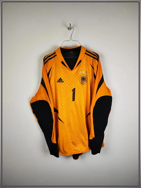 Vintage Shirt Goalkeeper Adidas Player Issue Niemcy Germany Oliver Kahn