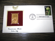 2001 Carnivorous Plants Cobra Lily Gold Golden Cover Stamp Replica