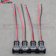 New Set Of 4 Fuel Injectors Connectors For 90-95 Js21-1 Nissan Pickup 2.4l Usa