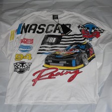 NWT nascar x bershka Mens tshirt  Bill Elliott No. 94 1988 NASCAR champion Sz M