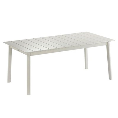 Lafuma ORON Extendable 10 Person Outdoor Aluminum Garden Dining Table, Sand