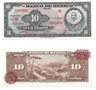 Mexico 1958 10 Pesos, Unc