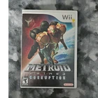 Metroid Prime 3: Corruption Nintendo Wii Game by Nintendo 2007 Manual T NTSC