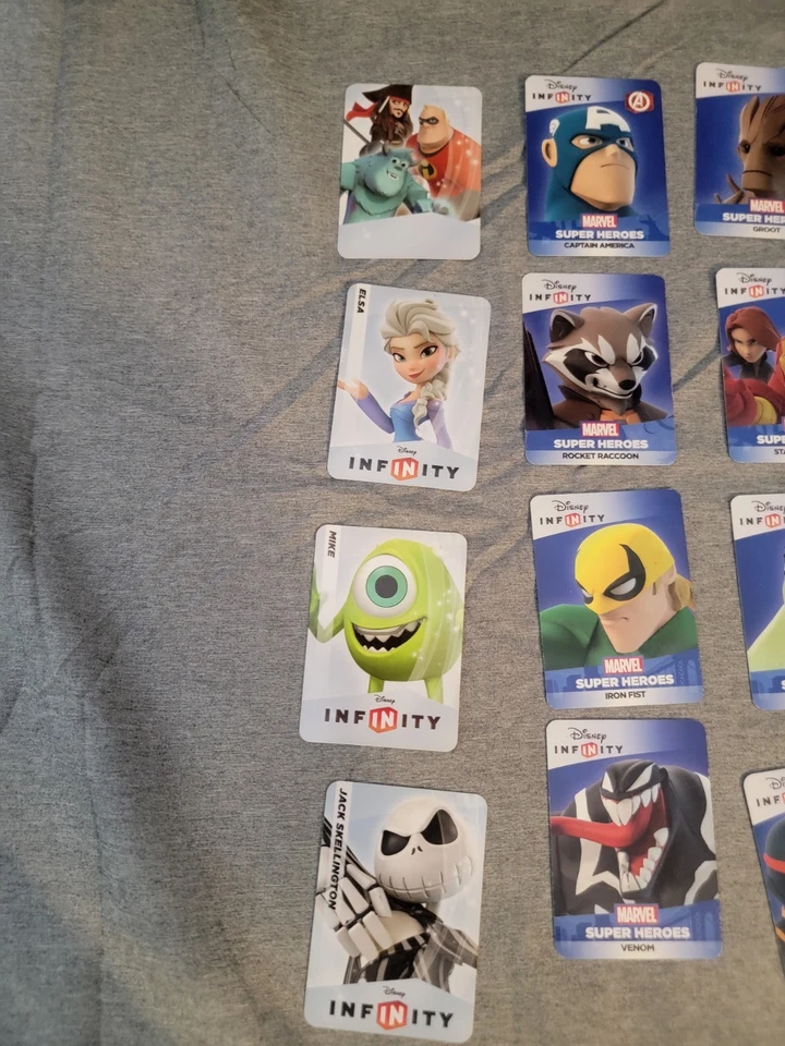 Lote de 23 cartas de personajes de Disney Infinity ver fotos para personajes Foto 2 de 4