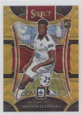 2023 Panini Select Serie A Gold Wave Prizm 8/10 Ibrahim Sulemana Rookie RC 0sc3