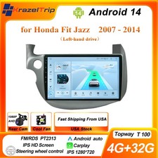 10'' Android Auto Car Radio for Honda Fit Jazz 2007 - 2014 Head Units Carplay