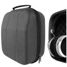 Large Over-Ear Headphone Case - Hard Shell Travel Bag with Cable Storage