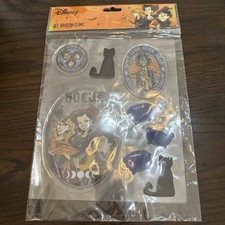 NEW Disney Hocus Pocus Halloween Gel Window Clings Witch Decor
