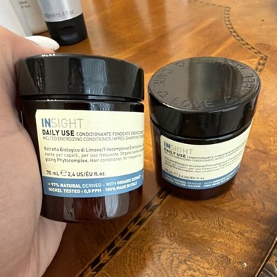 INSIGHT Daily Use Conditioner 70mL Organic Lemon Extract 97% Natural Travel Size