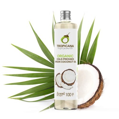 Tropicana Virgin Coconut Oil 100% Organic Cold-Pressed 100 ml 
