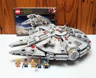 LEGO Star Wars: Millennium Falcon (75257) Built W/ Manual And Figures - Read