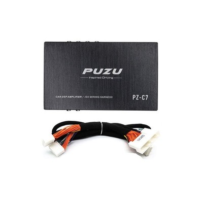PUZU PZ-C7 Car DSP Amplifier 4x150W Car Audio Amp 6CH Output 12V For Hyundai