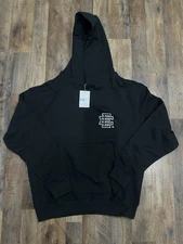 Black FW Eric Emanuel EE Basic Hoodie Size Large Brand New Authentic