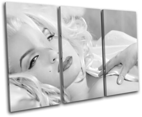 Marylin Monroe Movie Greats TREBLE CANVAS WALL ART Picture Print VA - Picture 1 of 1
