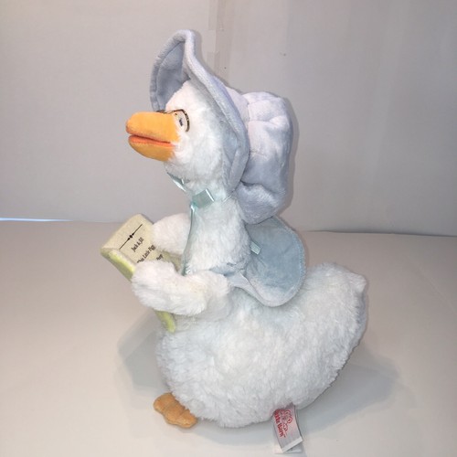 Mother Goose Animated Talking 14" Plush Nursery Rhyme Doll Cuddle Barn Blue EUC - Picture 9 of 10