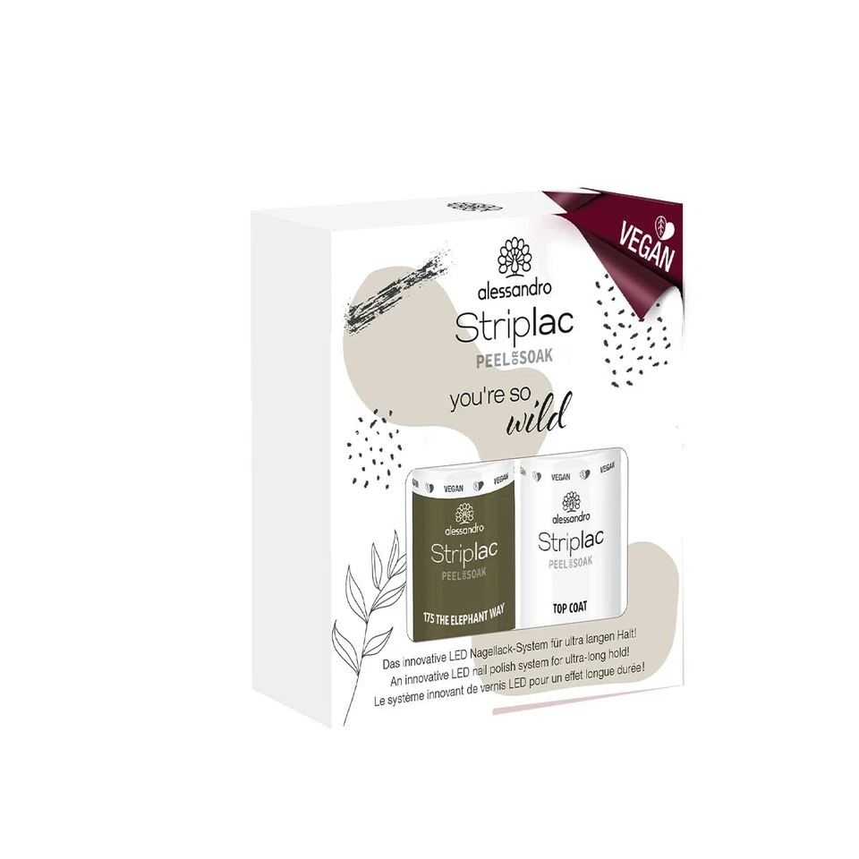 ALESSANDRO INTERNATIONAL (2050 EUR/l) Alessandro Striplac Peel or Soak 131 Wild Set TEW 5ml + TC 5ml