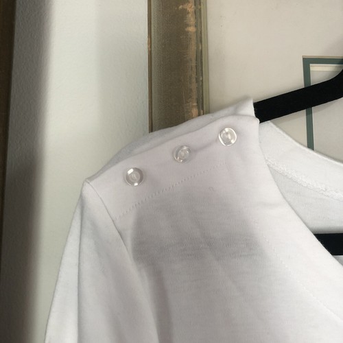 Hasting & Smith White V-Neck 3/4 Sleeve Top Women’s 2X A2150 - Imagen 2 de 4