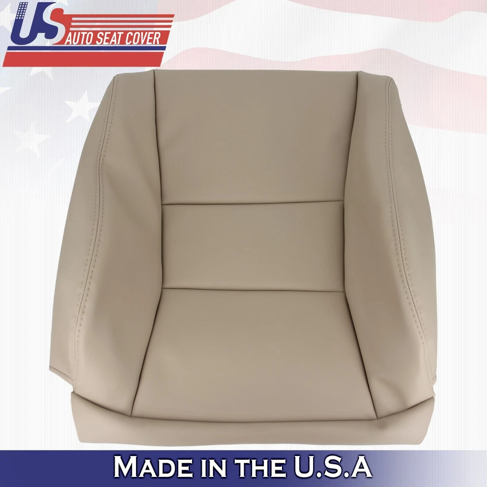 1995 a 1997 para Lexus LX450 parte superior del conductor delantero inferior cubiertas de asiento de cuero tostado Foto 2 de 4