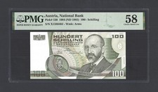 Austria 100 Schilling 1984 (ND 1985) P150 About Uncirculated