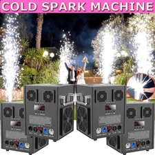700W Cold Spark Machine DJ Wedding Firework Stage Effect Machine DMX Flight Case