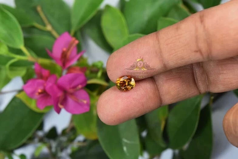 3.85 Ct GIE Natural Golden Bi-Color Oval Cut Tourmaline Quality Natural Gemstone - Image 3 of 4