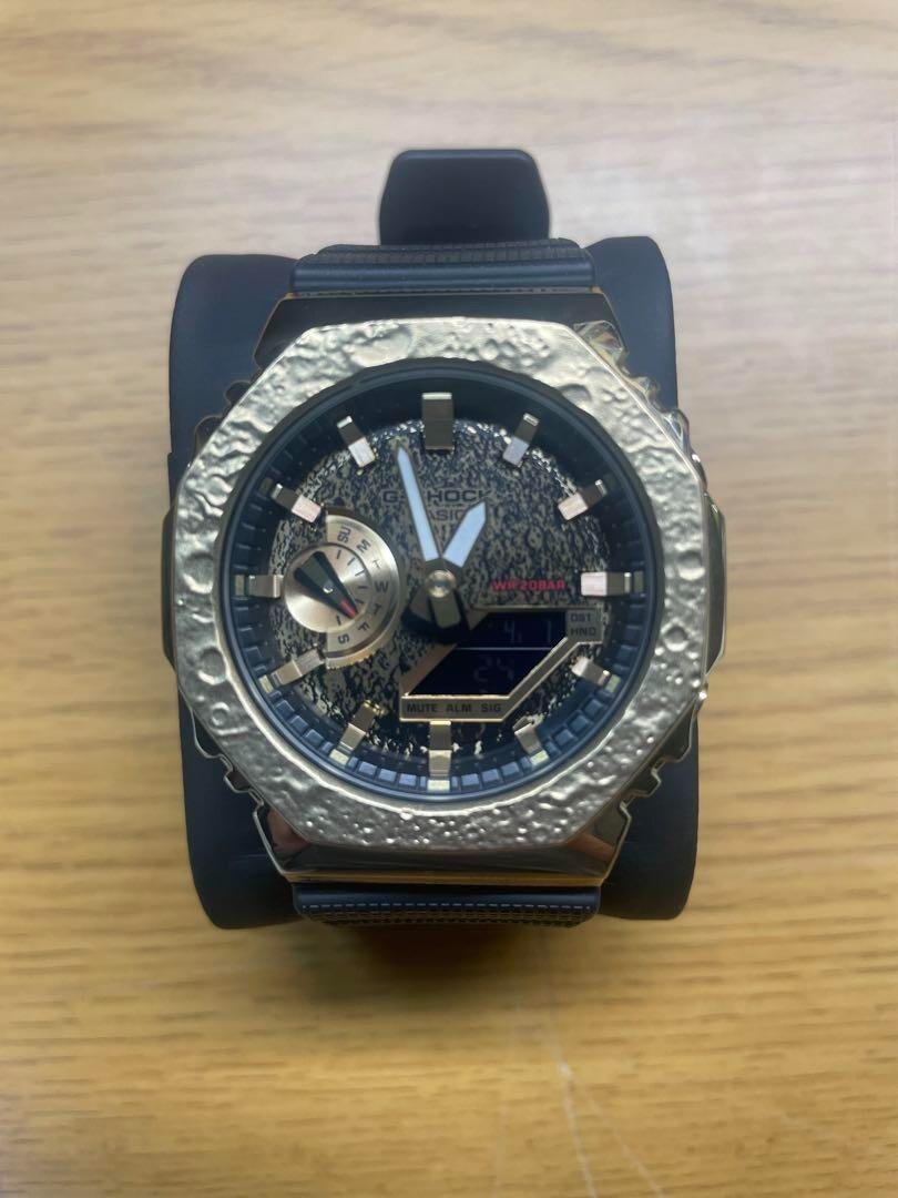 CASIO G-SHOCK GM-2100MG-1AJR Moon Analog Digital Quartz Men's Watch Used